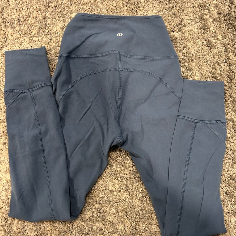 Blue Lululemon Leggings